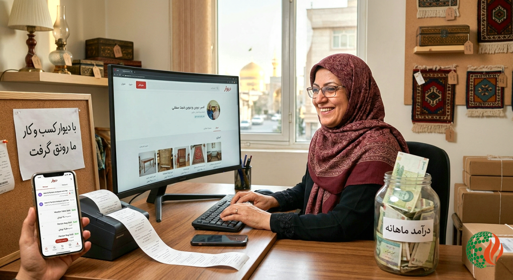 آموزش کسب درآمد از دیوار در سوخت وب